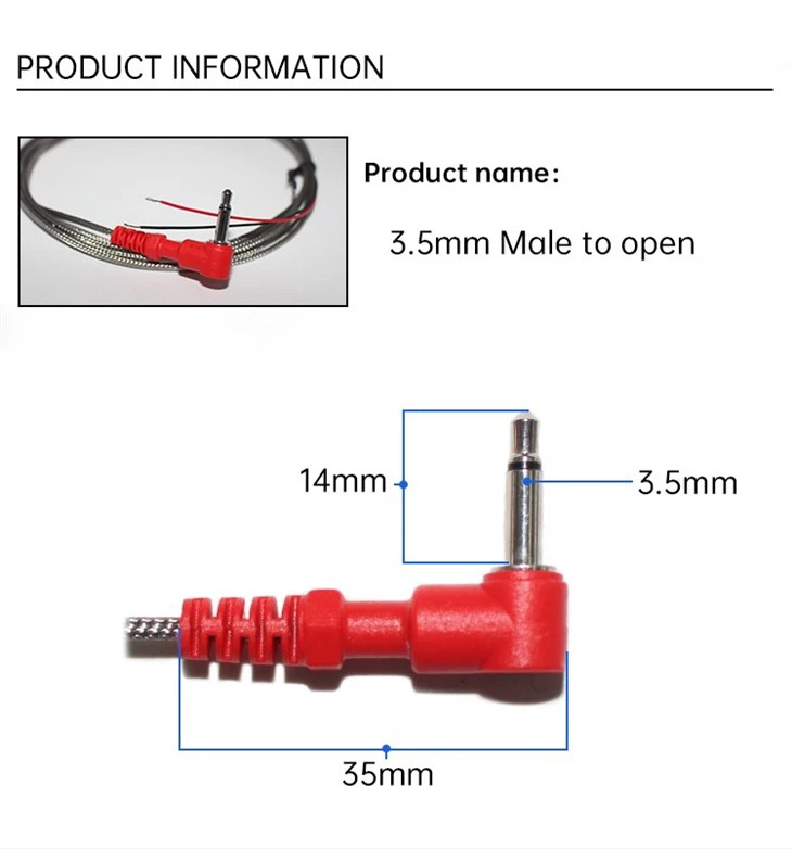 3.5mm High Temperature Audio Cable