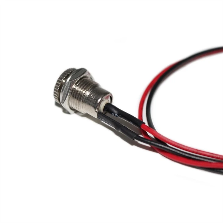 DC-099 30V 5.5 X 2.1 MM Threaded Female Mount Connector 18Awg Power Supply Cable