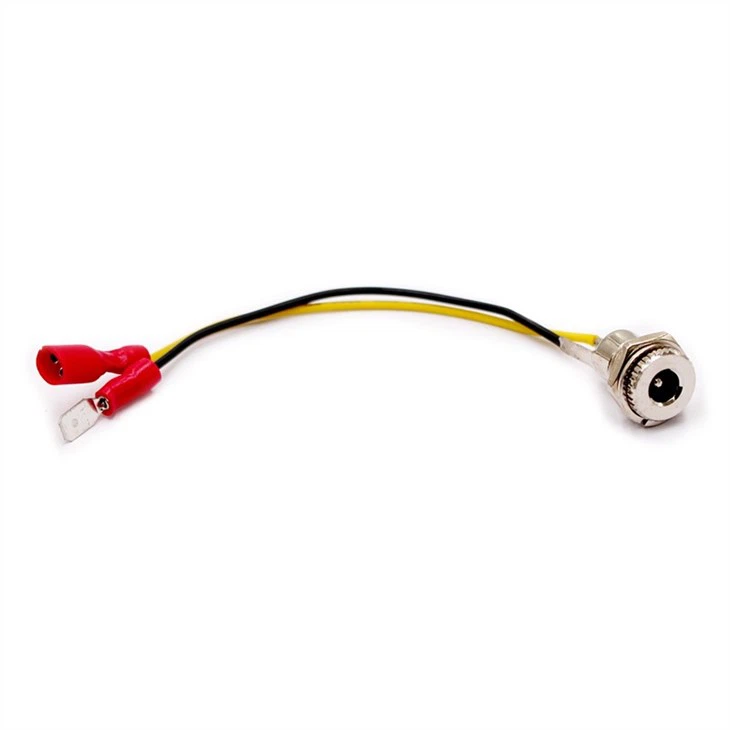 DC Female Panel Mount Jack 5.5x2.1mm Charging Wire