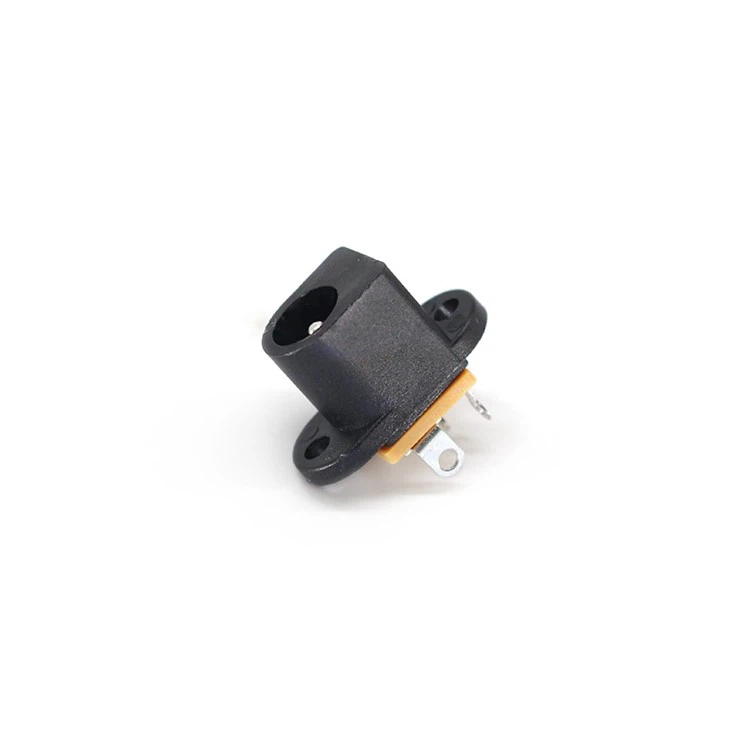 DC017 DC-017 DC Female Power Socket 5.5mm*2.1mm With Ear Screw Hole 5.5*2.1MM DC Jack Dc5521 Adapter Female Connector