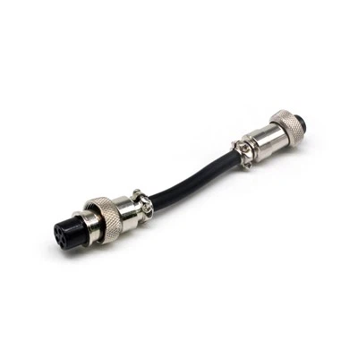 GX12 5PIN JACK TO GX12 5PIN JACKL=100